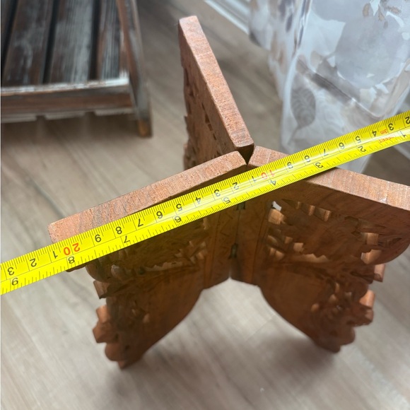 Intricately Carved Wooden Stand - Picture 5 of 5
